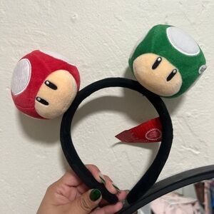 Super Mario mushroom headband